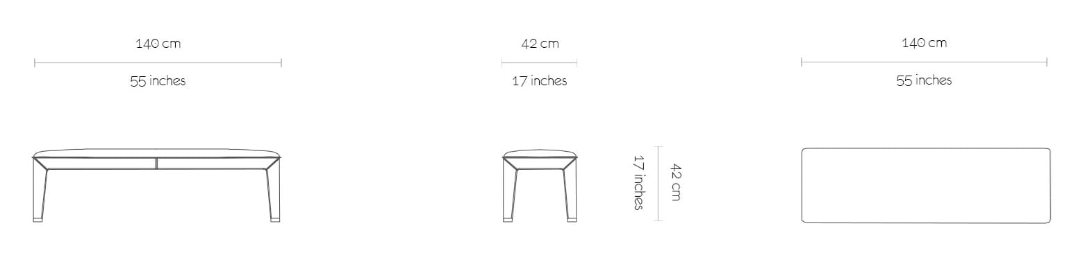 Кожаная мягкая подставка для ног MORADA ARCH-00109767 - Вид №2