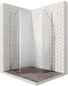 Душевое ограждение Ambassador Diamond 12011111R (900x900x2000), 1 место