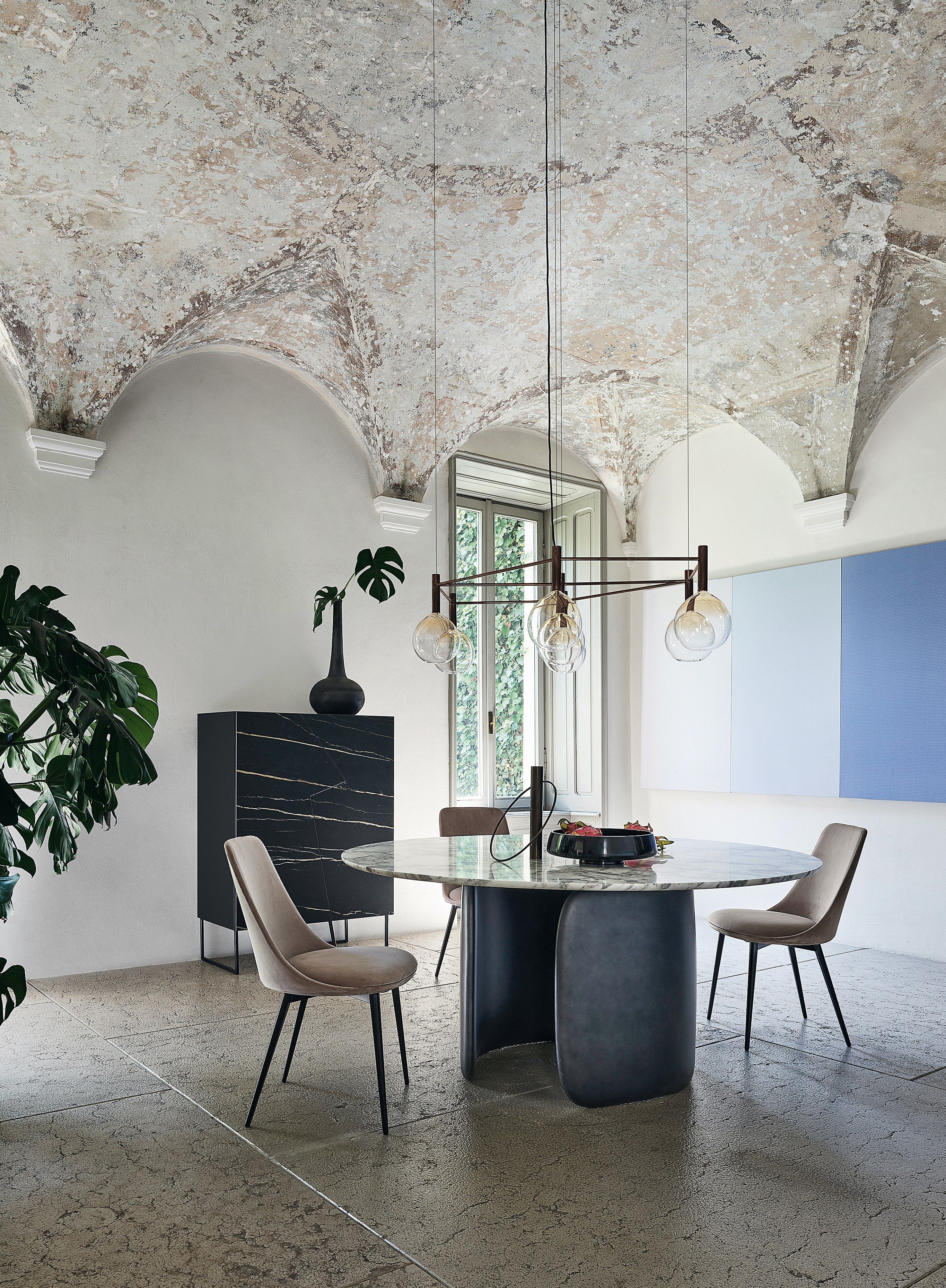 Круглый стол с полиуретановой основой BONALDO MELLOW ARCH-00056254 - Вид №1