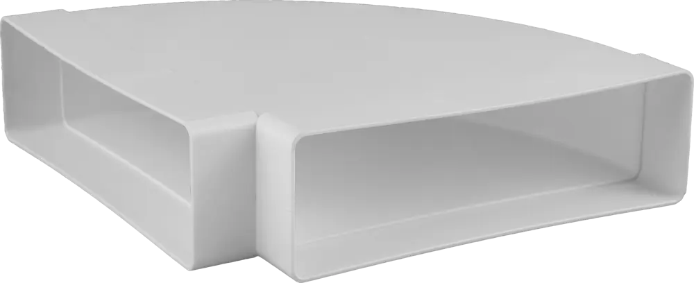 Горизонтальное колено EQUATION 90° для плоских воздуховодов 60×204 мм 18155879