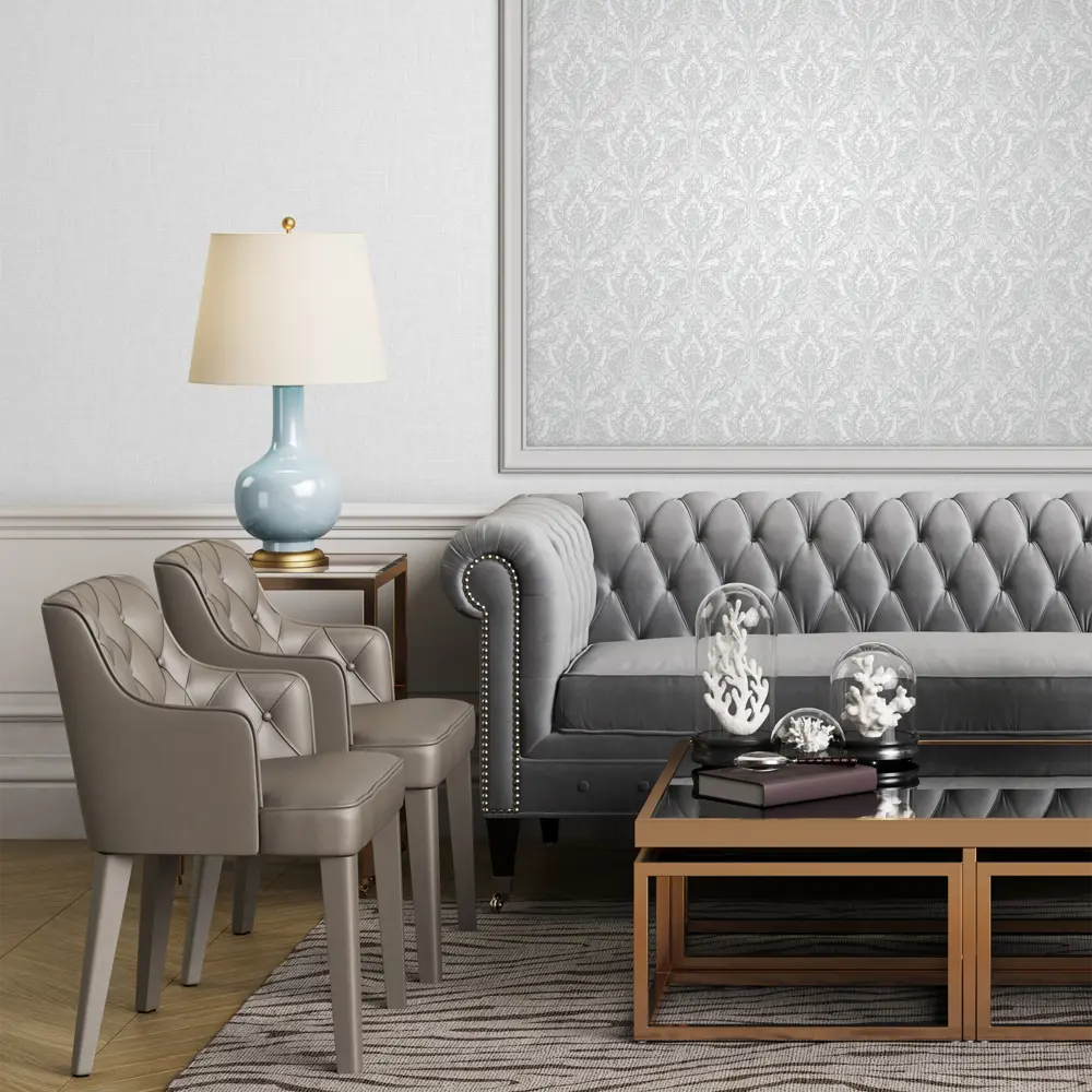 Обои флизелиновые Erismann Light 3 серые 1.06 м 60161-04 Light3 STLM-2136685 - Вид №3