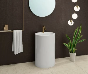 00928 Напольная раковина стоящая овальная Kolpa-San Petra