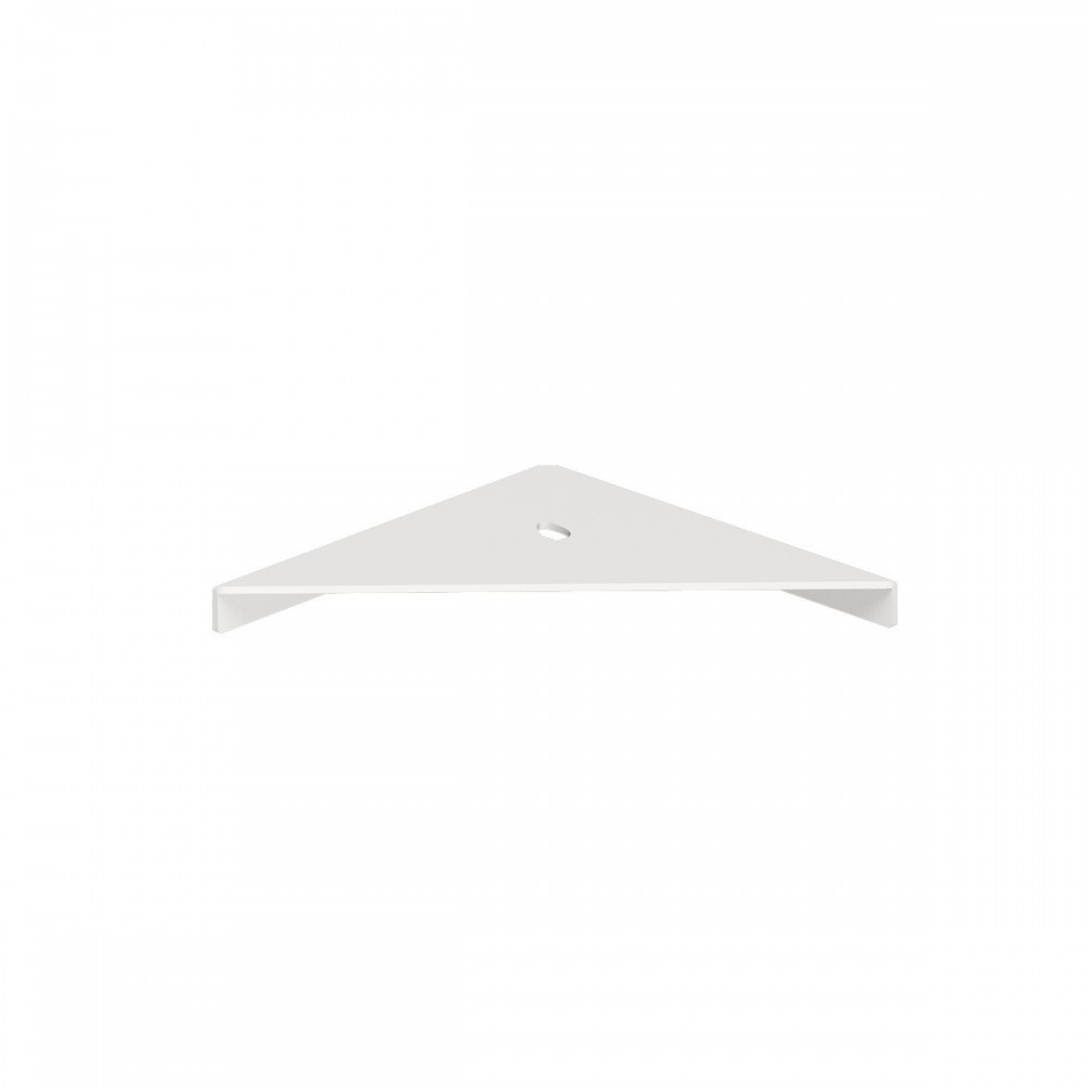 ELMEANBCEVEVER Life Design Угловая полка для душа - Elegance  Непрозрачный белый  - Вид №2