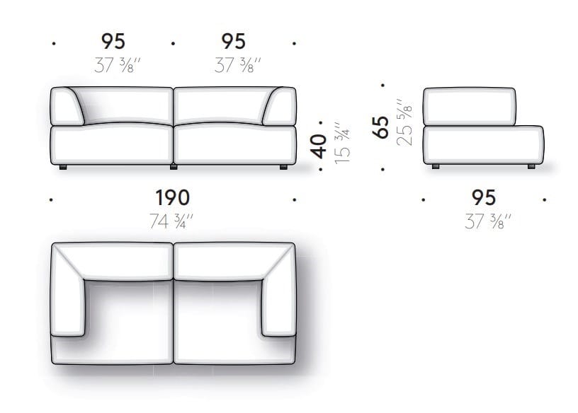 Ткань диван DE PADOVA ATALANTE ARCH-00008207 - Вид №2