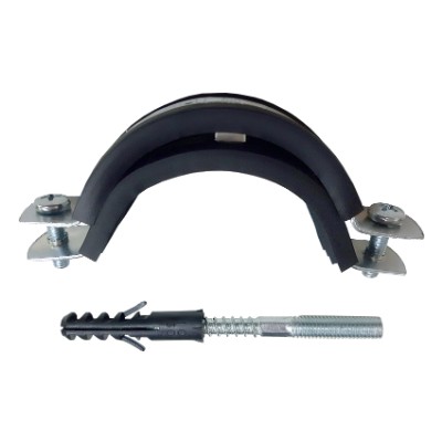 RH.04 Хомут с резиновым уплотнением в комплекте со шпилькой Valtec 1/2", 20–24 мм  - Вид №1