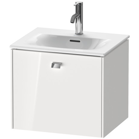 BR420904949 Тумбочка подвесная Brioso #BR4209 520 x 419 мм Графит матовый, декор Duravit - Вид №2