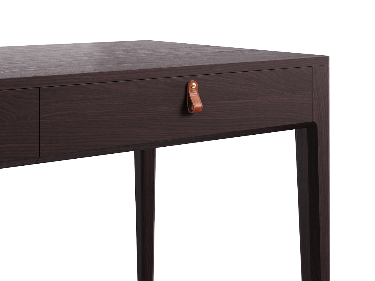 Письменный стол с ящиками дуб венге Case THE IDEA  210604 Венге;коричневый  - Вид №2