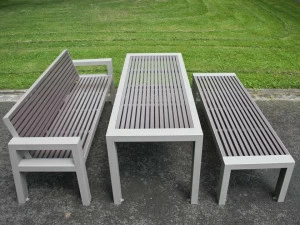 BENKERT BANKE Садовый стол из нержавеющей стали и пэт Comfony