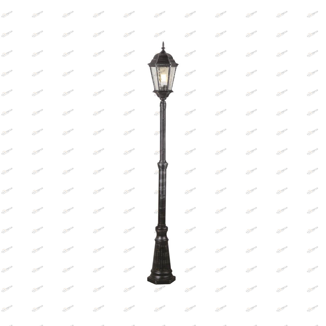 Садово-парковый светильник Arte Lamp Genova A1207PA-1BS ARTE LAMP ФОНАРЬ 268773 Черный 
