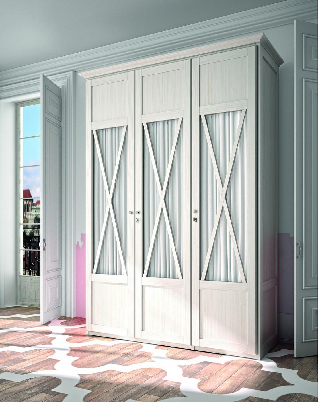 090577 Шкаф 3-х дверный Grupo Seys Mediterraneo Santreyd - Вид №1