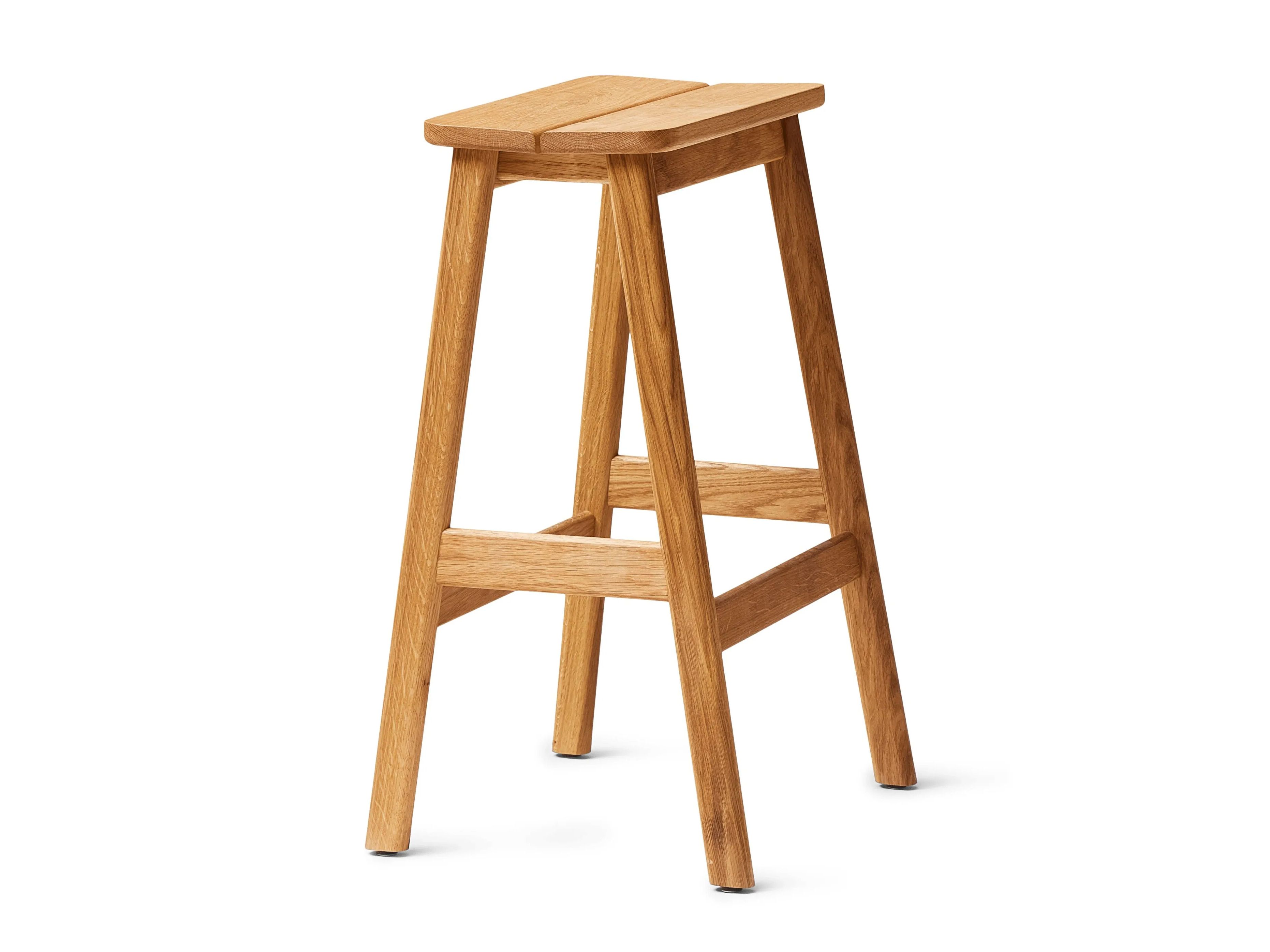 Высокий дубовый стул с подставкой для ног Form & Refine Angle ARCH-00032579