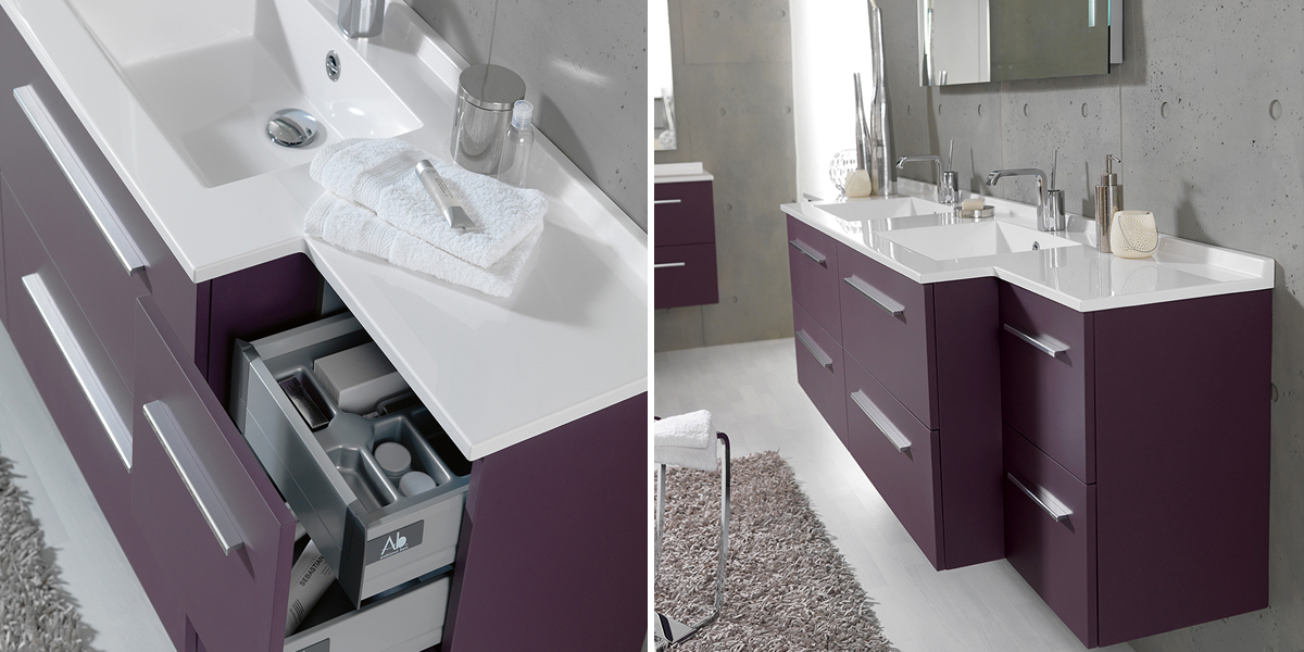 Мебель в ванну CITY081 GP1 GPL Ambiance Bain CITY081GP1GPL - Вид №1