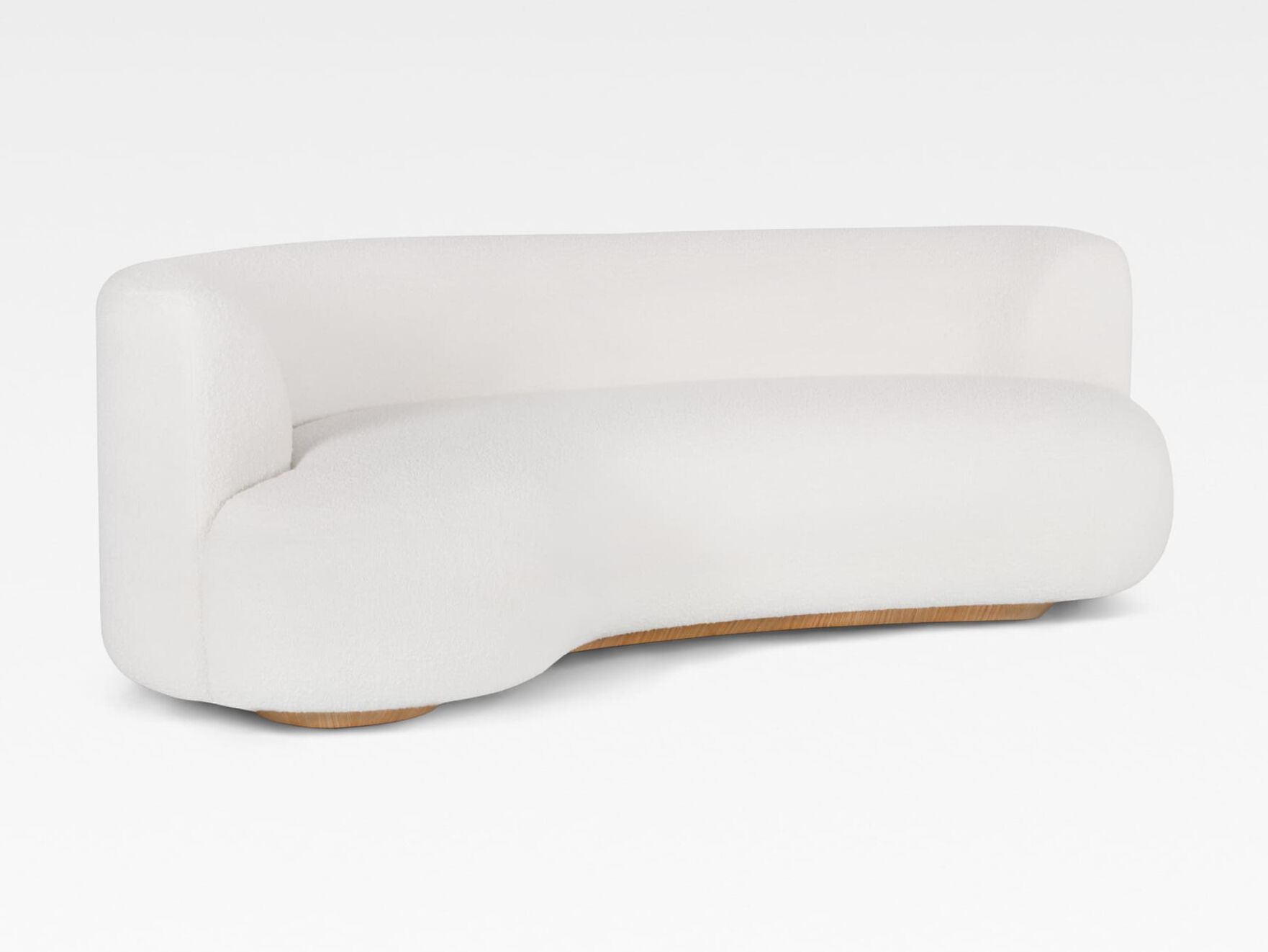 Изогнутый диван из ткани Greenapple Близнецы ARCH-00128236 - Вид №2