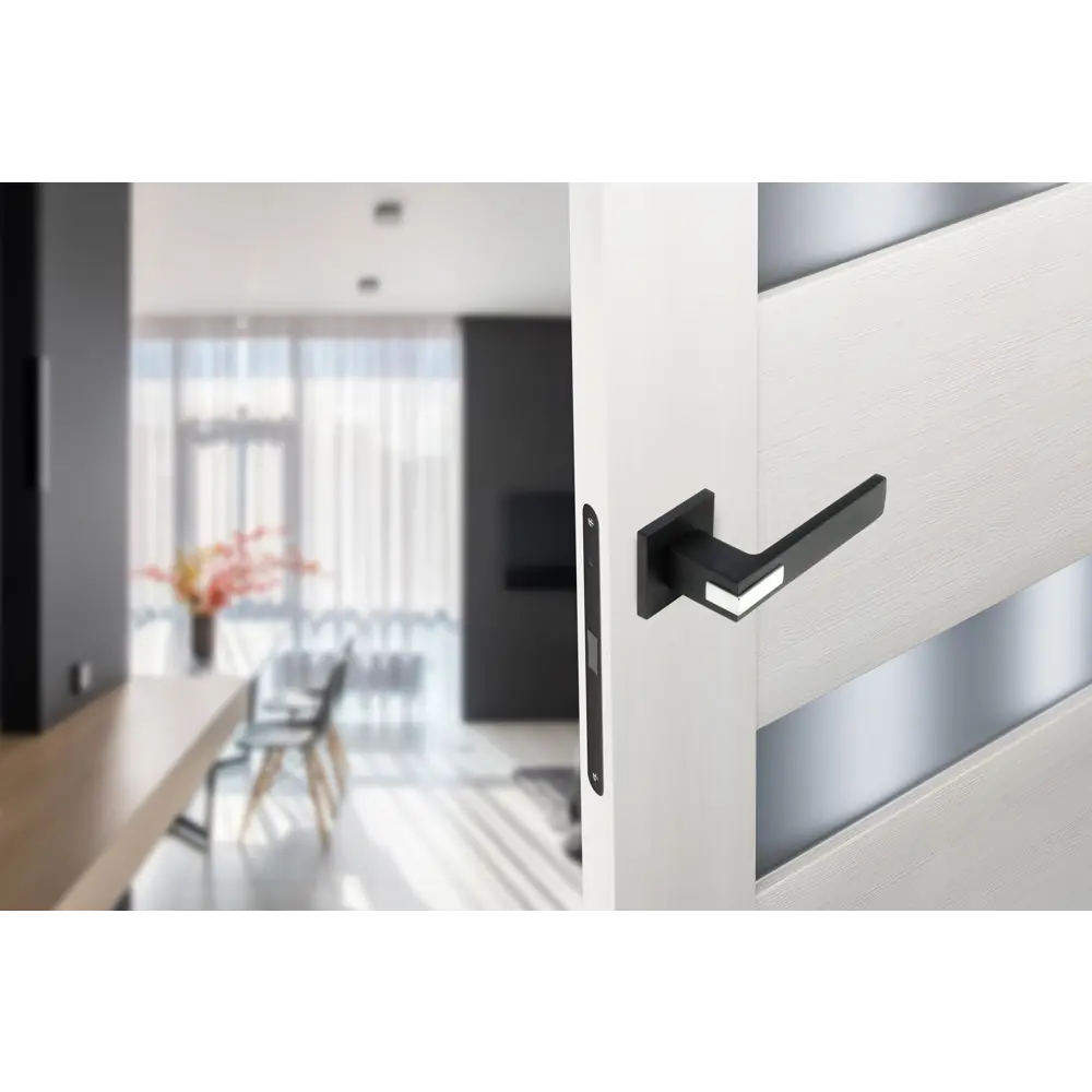 Дверные ручки Edson EDS-136B-Q2 черные для межкомнатных дверей 85170395 STLM-0895380 - Вид №5