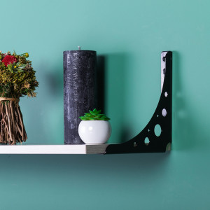 Кронштейн Mун , 200x200x20 мм, черный LJPS0138 Public Steel Россия