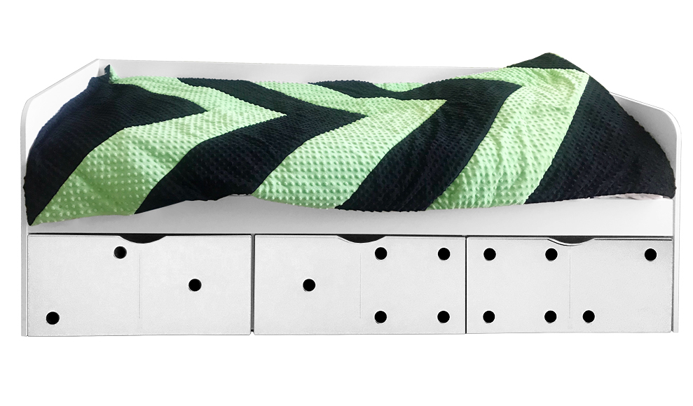 Подростковый диван-кровать с 2 ящиками "Продленка" МАНДАРИН ПРОДЛЕНКА 178746 Белый Santreyd  - Вид №2