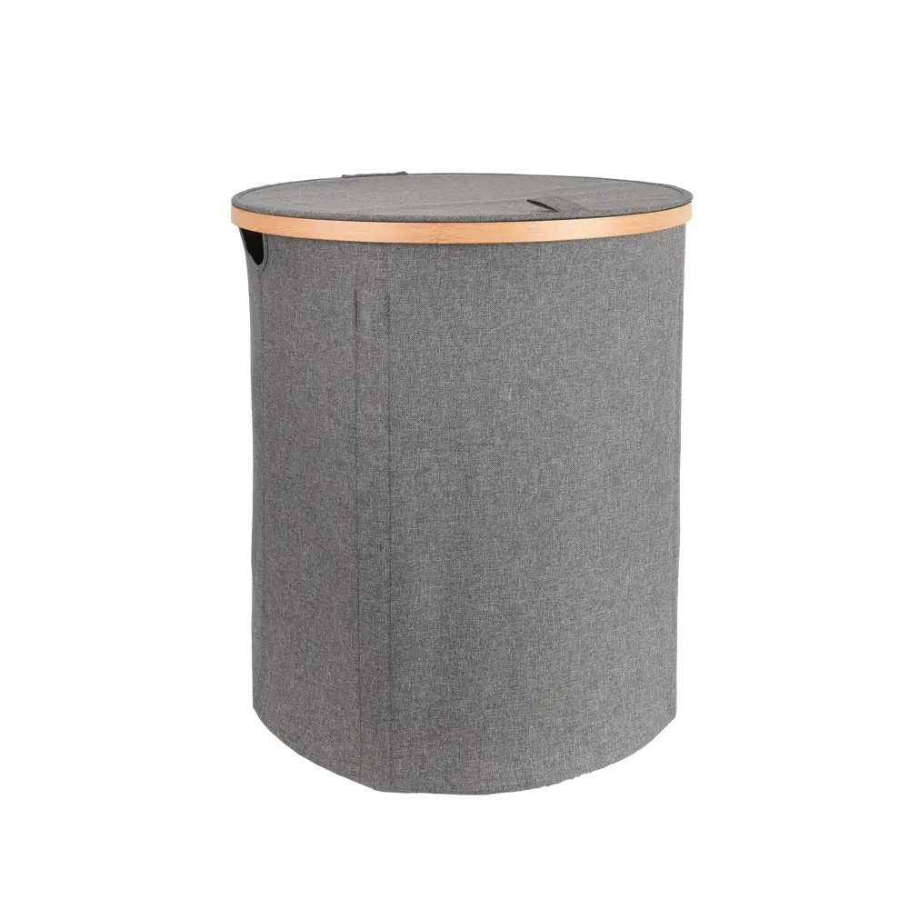 Корзина для белья Sensea Scandi круглая цвет серый 82907854 STLM-2162817 Laundry - Вид №2