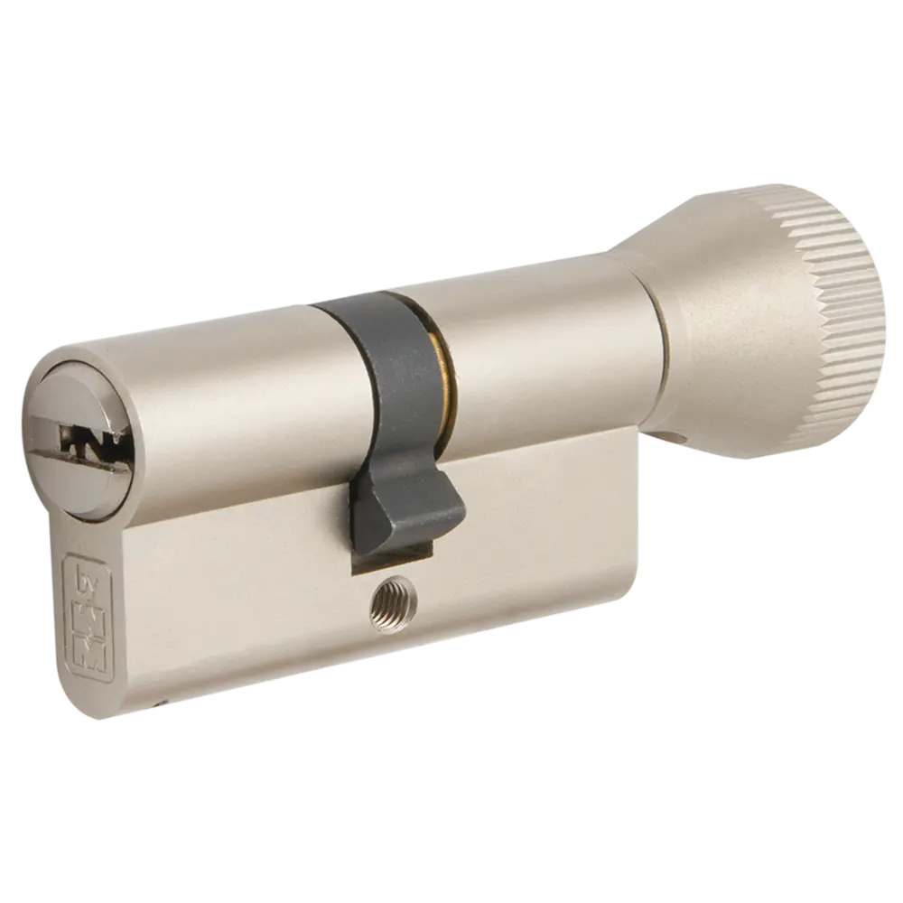 Цилиндр Mottura Project DPC1F4646 S3, 41x10x41 мм, ключ/вертушка, цвет никель STLM-2090709