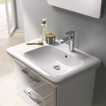 122970000 Подвесная раковина настенная прямоугольная Keramag  - Вид №1