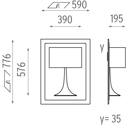 Flos Бра с прямым и отраженным светом Soft collection - 3d sun-id-1397769 - Вид №4