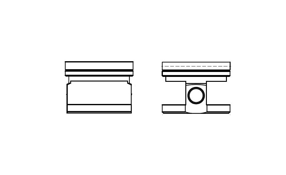 TCBWFSBIP Встраиваемая деталь для отдельно стоящего излива ванны (TCBWFS701) Thomas Crapper 