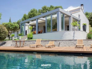 ADARTE Алюминиевая пергола и выдвижные изоляционные панели