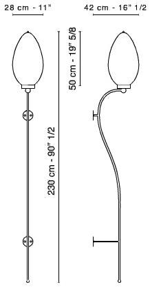 VGnewtrend Бра / торшер из хрусталя Arabesque 7511407.98 - Вид №6