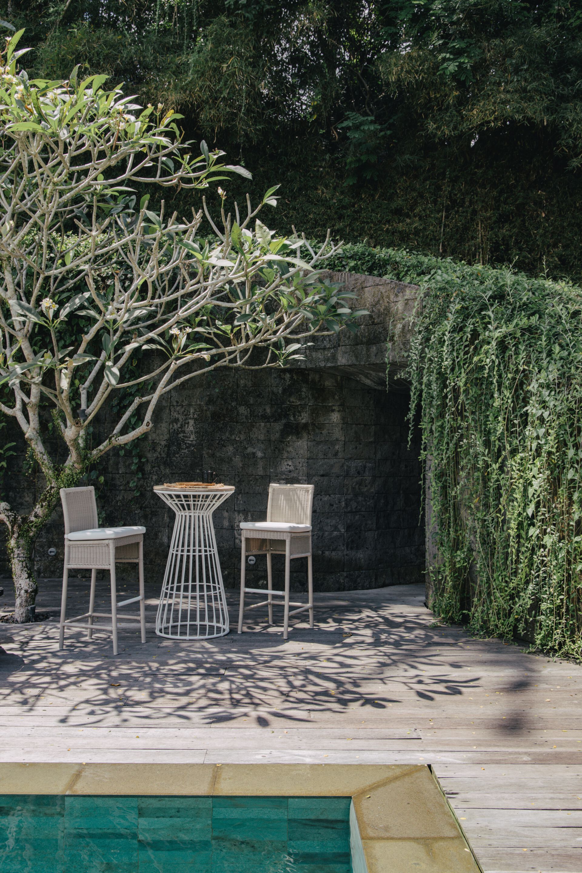 Высокий тканевый садовый стул со спинкой cbdesign Iris ARCH-00112970 - Вид №4