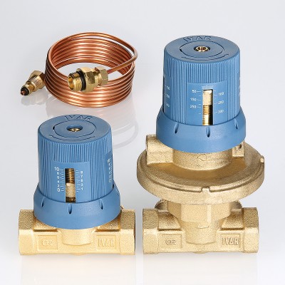 VT.040.G.30004 Автоматический регулятор перепада давлений в комплекте с запорно-регулировочным клапаном Valtec 1/2", 50–300 мбар  - Вид №4