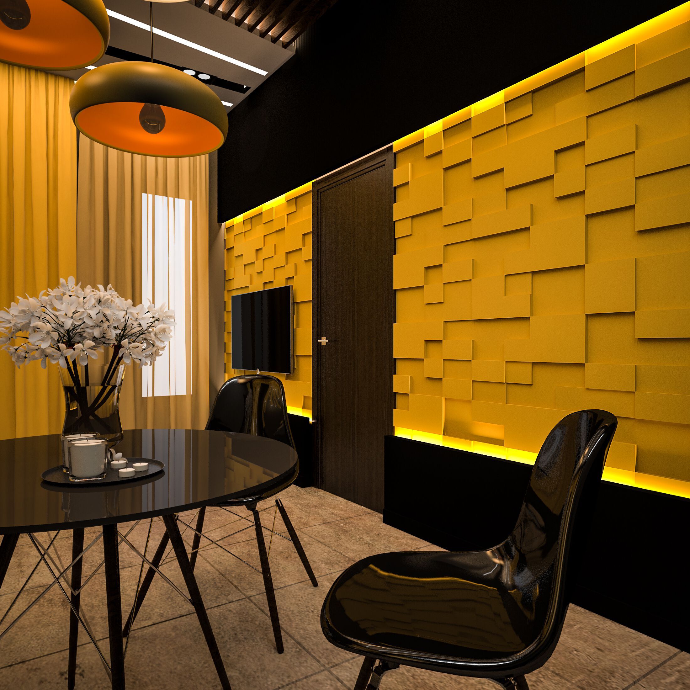 Трехмерное гипсовое покрытие WallDeco M-Modern ARCH-00058825 - Вид №3