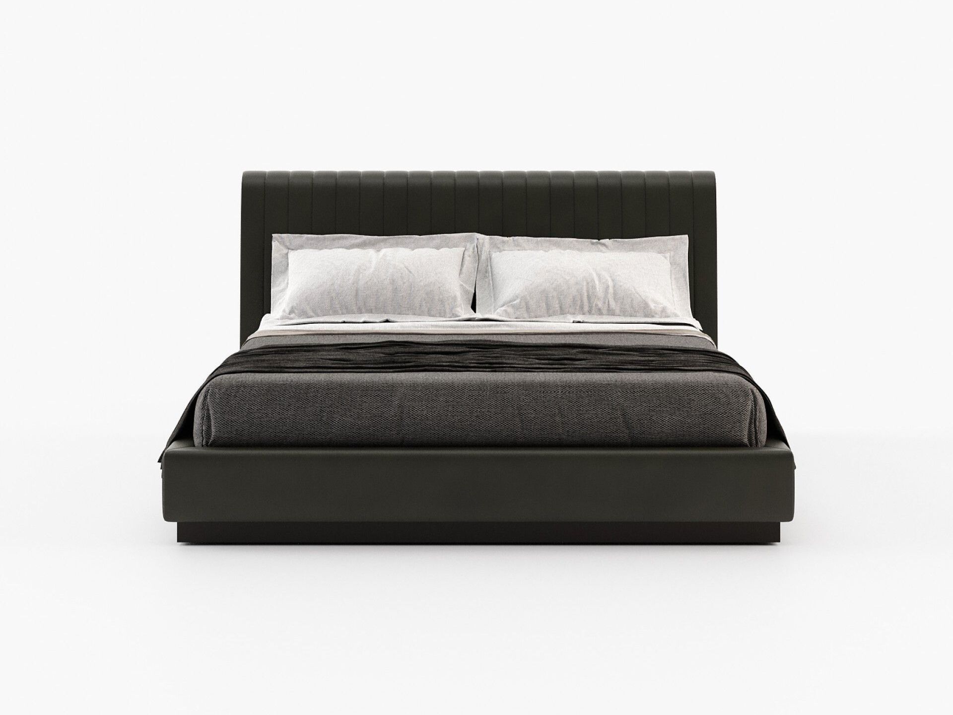 Двуспальная кровать с мягким изголовьем Laskasas Гарри ARCH-00132655