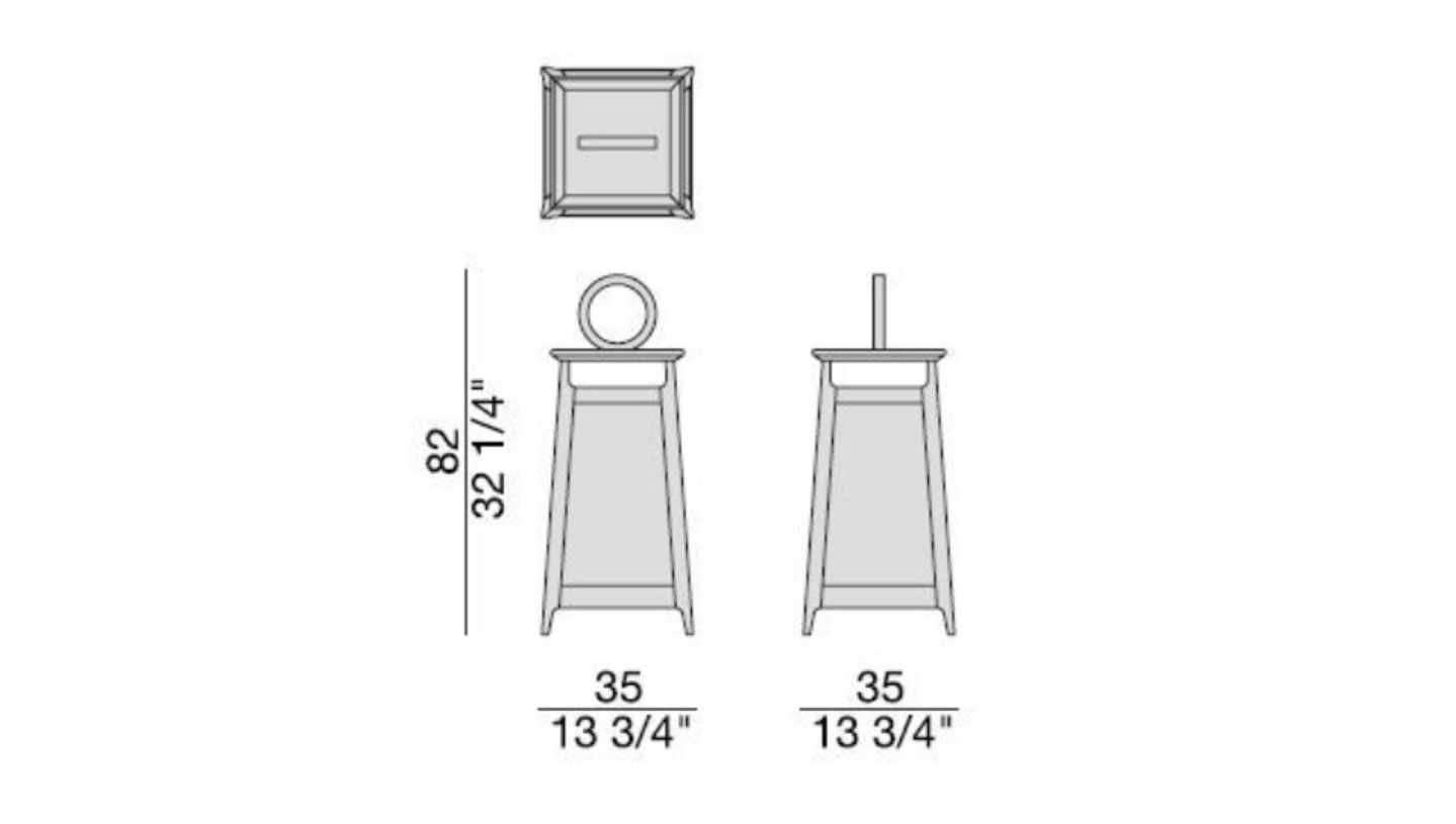 Напольный светильник грецкого ореха Porada Soul ARCH-00068828 - Вид №2