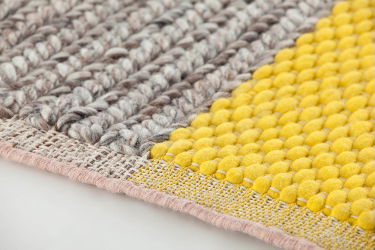 002534 Ковер Plait Yellow 260х260 GAN Space - Вид №3