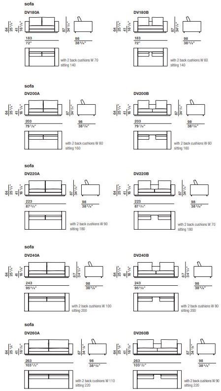 Molteni & C. 3-местный тканевый диван-кровать Reversi sun-id-1412938 - Вид №6