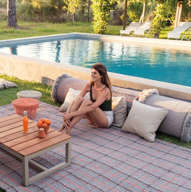 GAN Цилиндрическая подушка в полоску из полипропилена для улицы Garden layers sun-id-1431859 - Вид №8