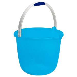 Ведро с носиком круглое Бриг пластик 12 л цвет голубой