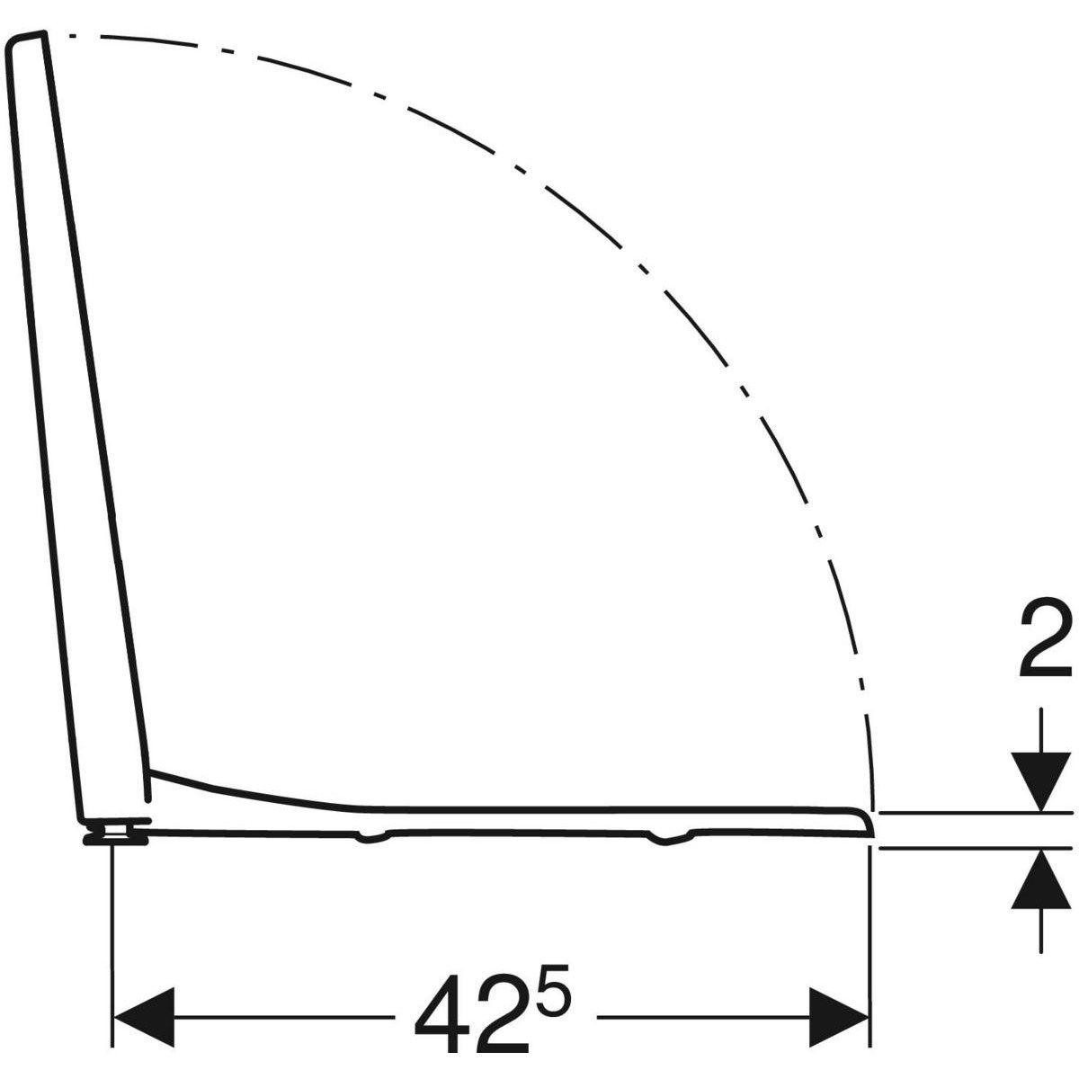 Сиденье унитаза duroplast Geberit SMYLE ARCH-00036971 - Вид №4