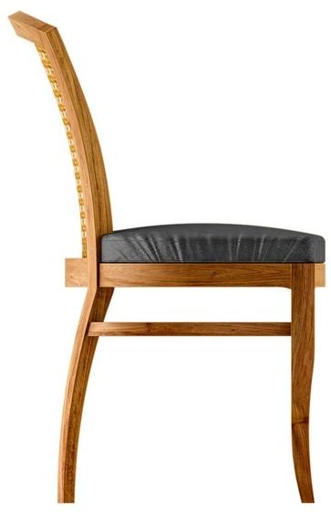 ASTELLO Садовый стул Deco из тикового дерева Tournesol Ts.sc1.f1 - Вид №3