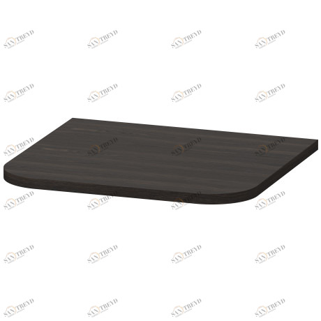 HP030006969 Happy D.2 Plus Верхняя панель для шкафчика Орех брашированный (натуральный шпон) Duravit