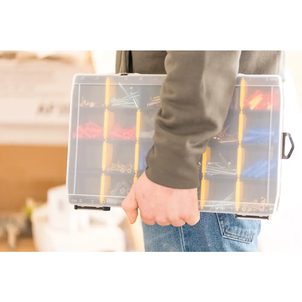 Органайзер Stanley Essential 11 для мелочей 4.6х27.2х18.9 см, цвет чёрный/жёлтый STLM-2052649 - Вид №7