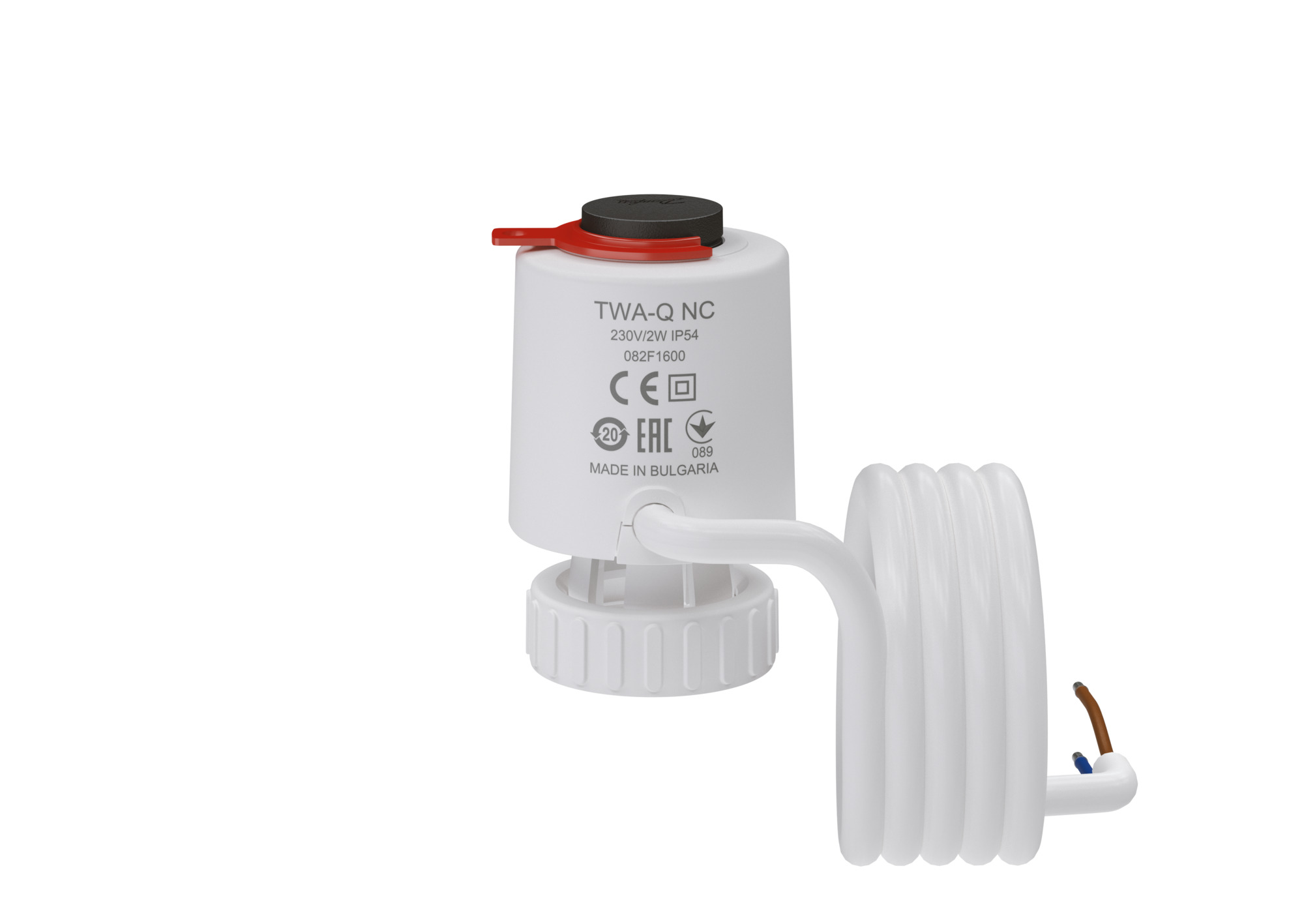 Danfoss Термоэлектрические приводы для клапанов AQT TWA-Q 230В NC для AQT DN10-32 каб.1,2м 082F1600  - Вид №50
