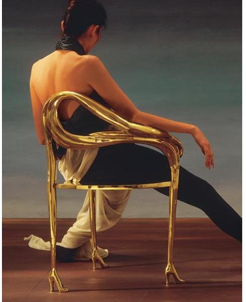 BD Barcelona Design Стул из латуни с подлокотниками Leda sun-id-1467800 - Вид №3