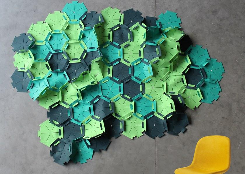 Slalom Акустическая панель стеновая в пэт Felt sun-id-1476616 - Вид №1