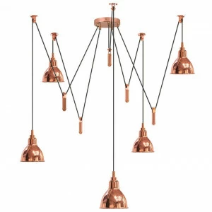 Подвесная люстра Lightstar Acrobata 761053 LIGHTSTAR ДИЗАЙНЕРСКИЕ, ACROBATA 137952 Медь