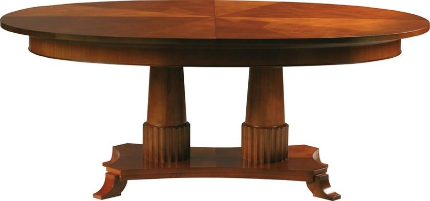 Morelato Стол овальный раздвижной в вишне Biedermeier Art. 5775 - Вид №1