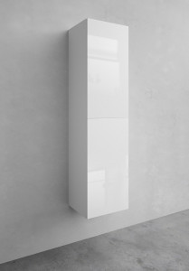 320123 Высокий Шкаф Flex City White Shiny Noro  Белый глянцевый