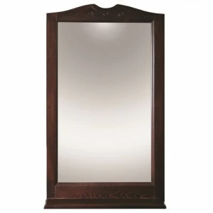 Зеркало Классик 60 см с полочкой, цвет орех антикварный Орех