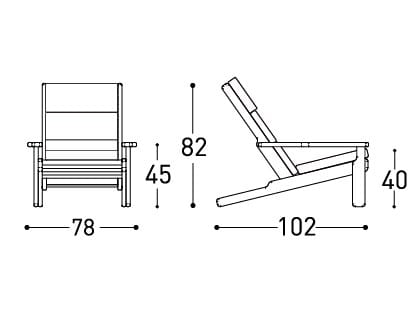 Мягкое ТИК садовое кресло с подлокотниками Varaschin ARCH-00066687 - Вид №9