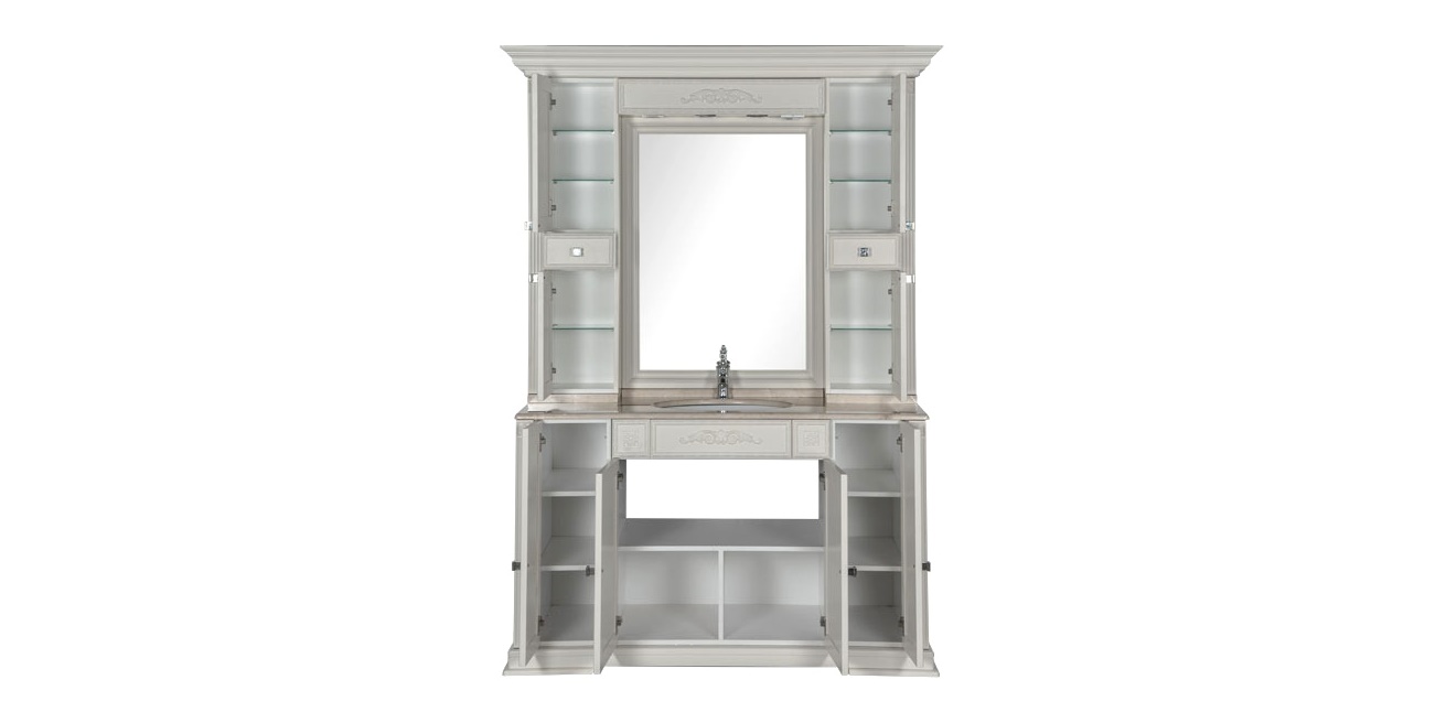 Комплект мебели Aquanet Кастильо 140 слоновая кость 00182697 - Вид №2