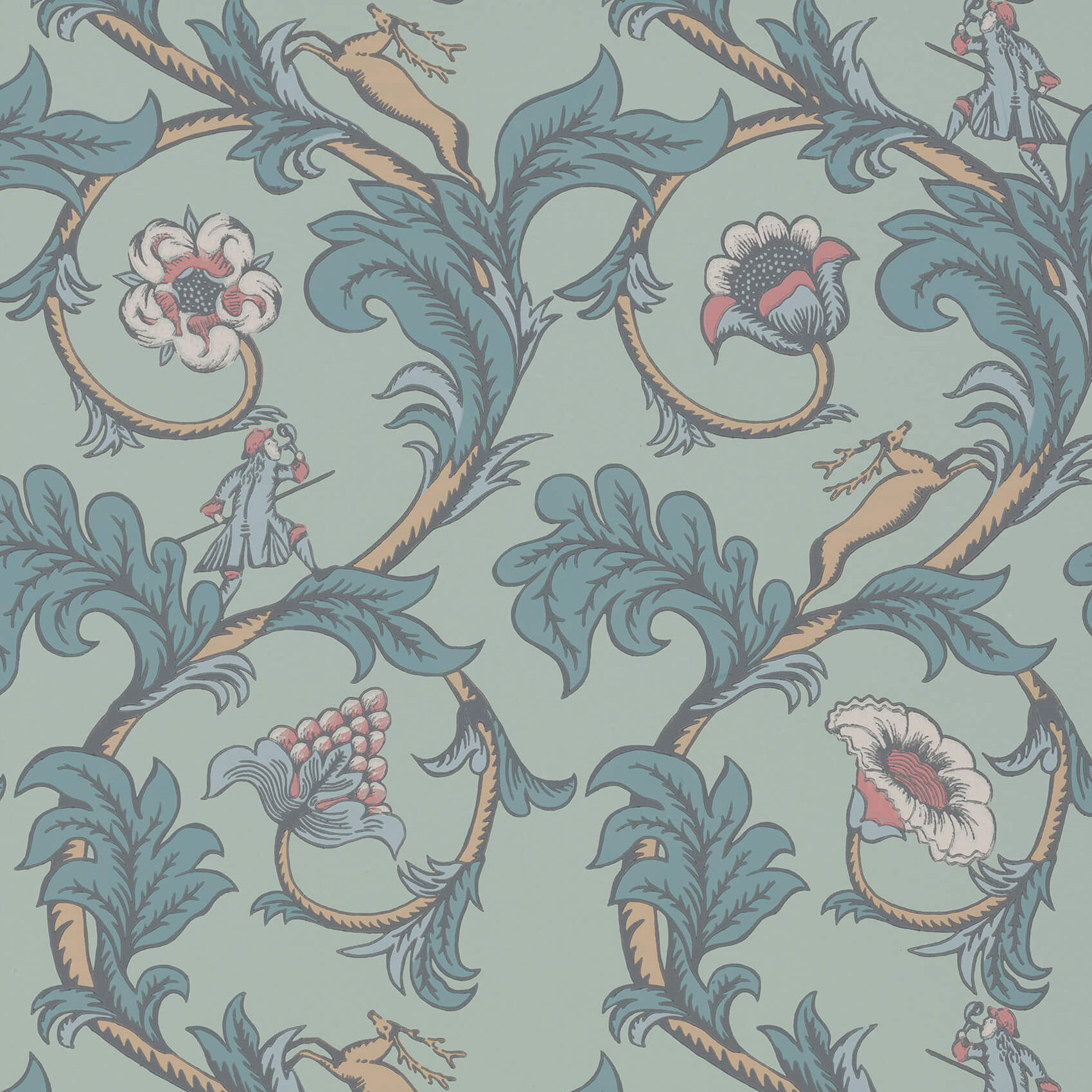 Traditional bathrooms Motivtapete Stag Trail Stag Trail - Little Greene  - Вид №3